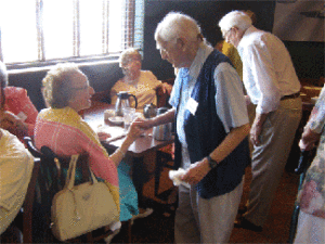north-high-meeting Members of the North High School class of 1936 met for their 73rd reunion on Aug. 13 at Byerly’s in St. Louis Park. (Photo: Erin Elliott)