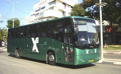 An Egged bus in Afula, Israel. (Photo: Creative Commons)