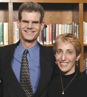 Cantor Scott Buckner, pictured with his wife Marcy, is completing his 18th year serving Adath Jeshurun Congregation. 