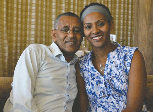 Shlomo Berihun (left) and Riki Tegave endured unimaginable hardships on their journey to Israel. (Photo: Mordecai Specktor)