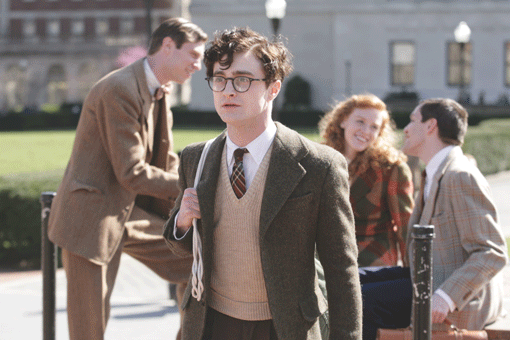 Daniel Radcliffe portrays Allen Ginsberg in a film by John Krokidas. (Courtesy of Sony Picture Classics)