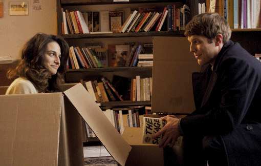 Jenny Slate and Jake Lacy star in a scene from Obvious Child. (Photo: epk.tv)