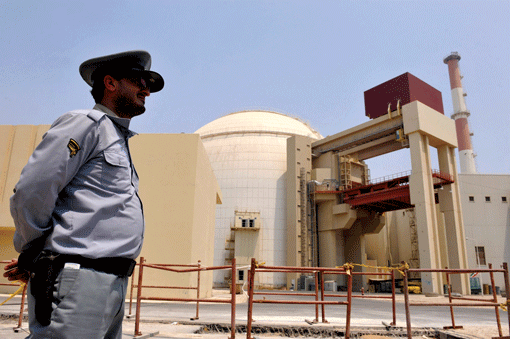 A view of the reactor at the Russian-built Bushehr nuclear power plant in southern Iran as the first fuel is loaded, Aug. 21, 2010. (Photo: Iran International Photo Agency via Getty Images)