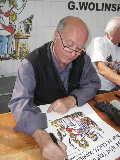 Celebrated French Jewish cartoonist Georges Wolinski was killed in the attack on the Paris headquarters of the satirical newspaper Charlie Hebdo on Jan. 7. (Photo: Wikimedia Commons)