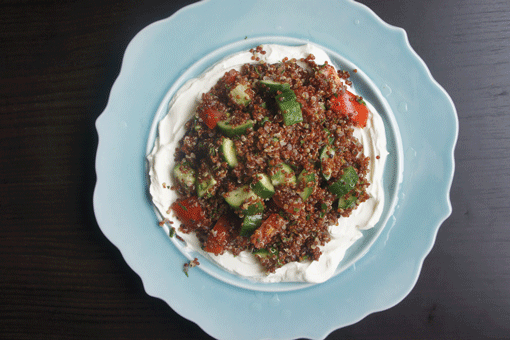 This salad is surprisingly hearty and makes a great lunch. (Photo: Shannon Sarna)