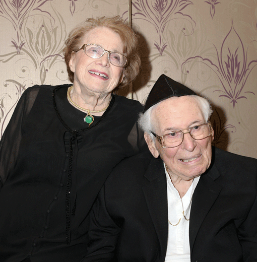 Martin and Esther Capp were honored by Temple of Aaron in November 2014 with a benefit featuring Mel Brooks. (Photo: Matthew Witchell)