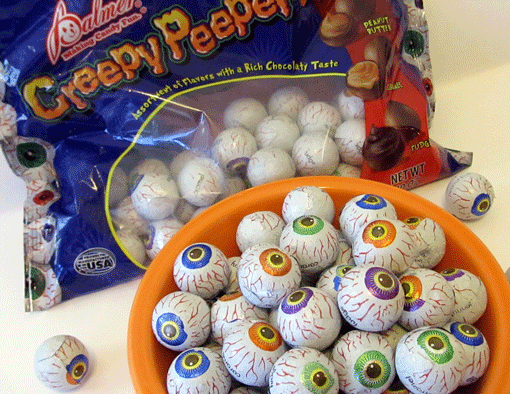 Creepy Peepers is among a slew of Halloween candies certified kosher. (Photo: Edmon J. Rodman)