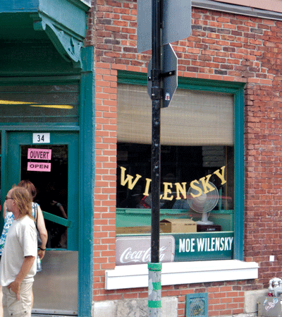 Renowned writer Mordechai Richler wrote about the still thriving Wilensky’s diner in his 1959 novel, The Adventures of Duddy Kravitz.