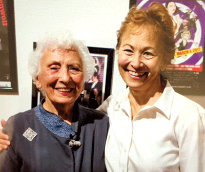 Jeanne Goldoff Bearmon (left) and Maggie Bearmon Pistner, pictured at the Minnesota Fringe Festival, in 2013. (Photo: Courtesy of Maggie Bearmon Pistner)