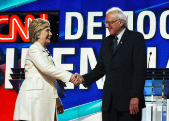 Sanders offers Clinton a bouquet