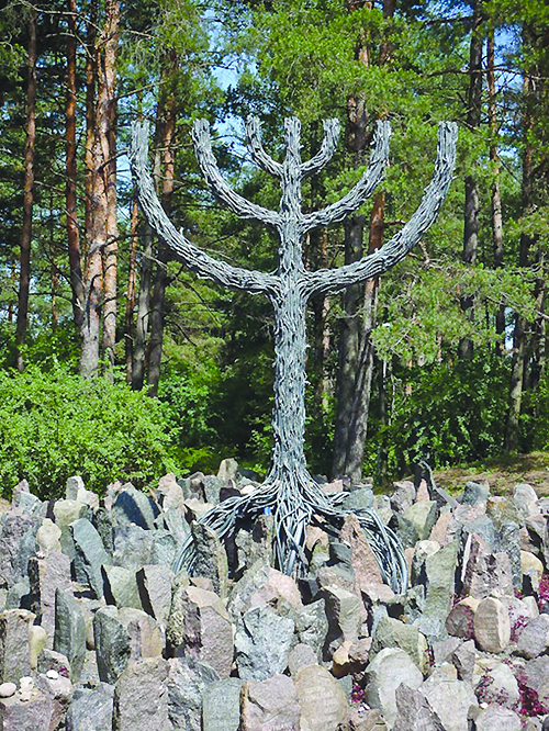 A memorial at Rumbula Forest near Riga, Latvia. (Photo: Victor Bloomfield)