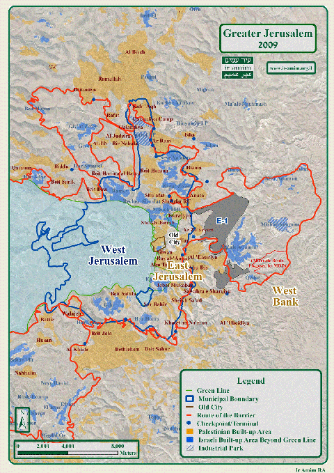 Greater Jerusalem 2009 (Ir Amim)