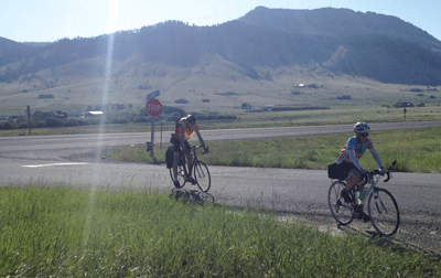 Participants in the Hazon Cross-USA Ride biked across Montana in June 2012. Riders will arrive in the Twin Cities on July 12. (Photo: Courtesy of Hazon)