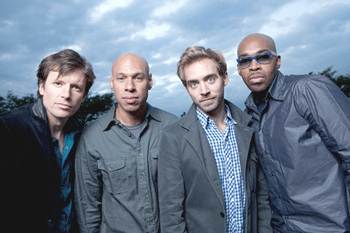 James Farm (l to r): Matt Penman, Joshua Redman, Aaron Parks and Eric Harland (Photo: Jimmy Katz)