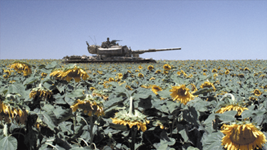 Lebanon opens with a shot of an Israeli tank in a pastoral setting, then depicts the hellishness of war. (Photo: Courtesy of Sony Pictures Classics)