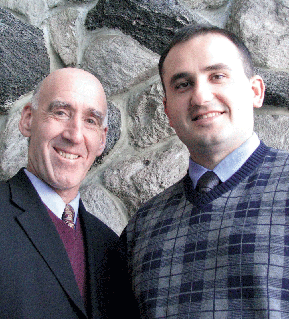 Mort Naiman (left) and Dr. Alexander Oscar. (Photo: Mordecai Specktor)
