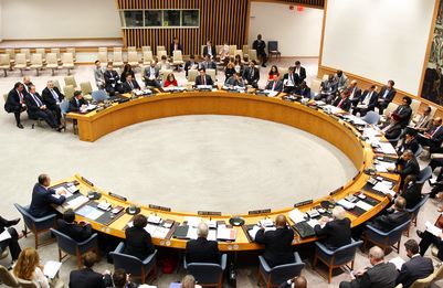 Israel and its supporters hope to head off a vote in the U.N. Security Council recognizing a Palestinian state when the council meets again in late September. The council is shown meeting Aug. 30, 2011 to discuss developments in Kosovo. (Photo: United Nations/Rick Bajornas)