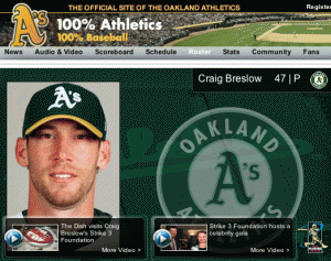 Craig Breslow is now wearing Oakland green and gold.