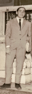 A photo of young Joseph Israel in his Cairo synagogue. (Photo: Courtesy of Joseph Israel)