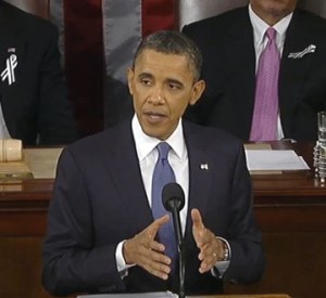 President Obama delivering the State of the Union address on Tuesday night. (Photo: The White House)