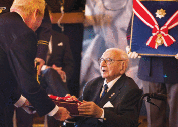In local appearance Nick Winton told the story of his father, humanitarian Sir Nicholas Winton